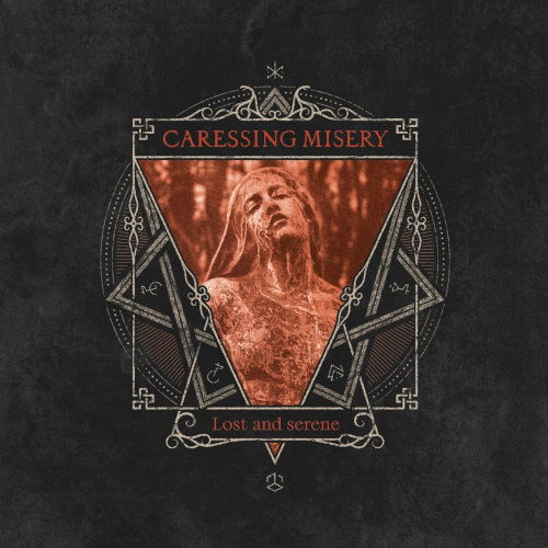 Cover for Caressing Misery · Lost and Serene (CD) (2024)