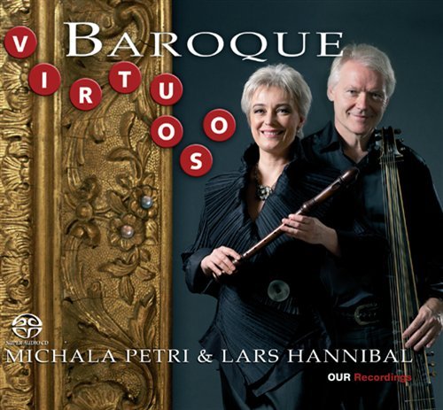 Cover for Petri,Michala / Hannibal,Lars · Virtuoso Baroque (CD) (2011)