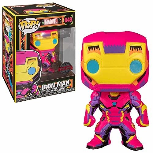 Funko Marvel BlackLight Special Edition Iron Man POP Vinyl Toys - Marvel: Funko Pop! - Koopwaar - Funko - 0889698488464 - 25 oktober 2020