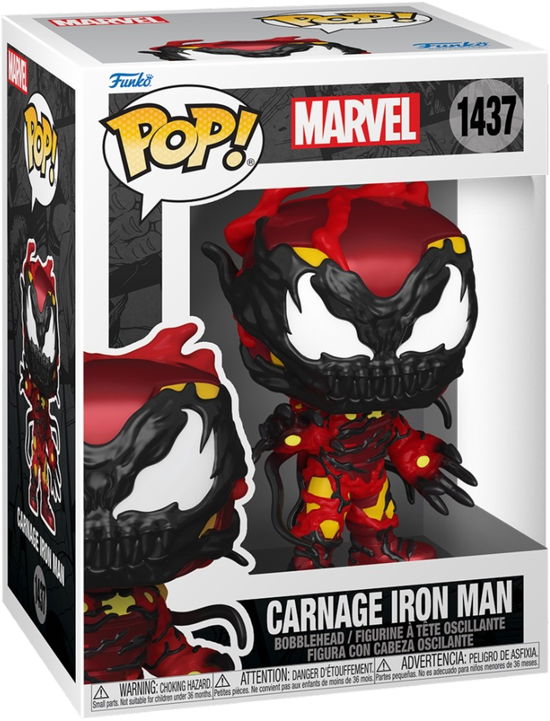 Cover for Pop Marvel Comics Carnageized · Funko Pop Marvel Comics Carnageized Iron Man (Funko POP!) (2024)