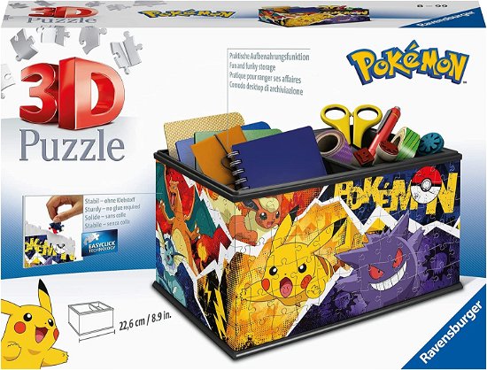 Pokémon 3D Puzzle Aufbewahrungsbox (216 Teile) - Ravensburger - Merchandise - Ravensburger - 4005556115464 - 13. juni 2023