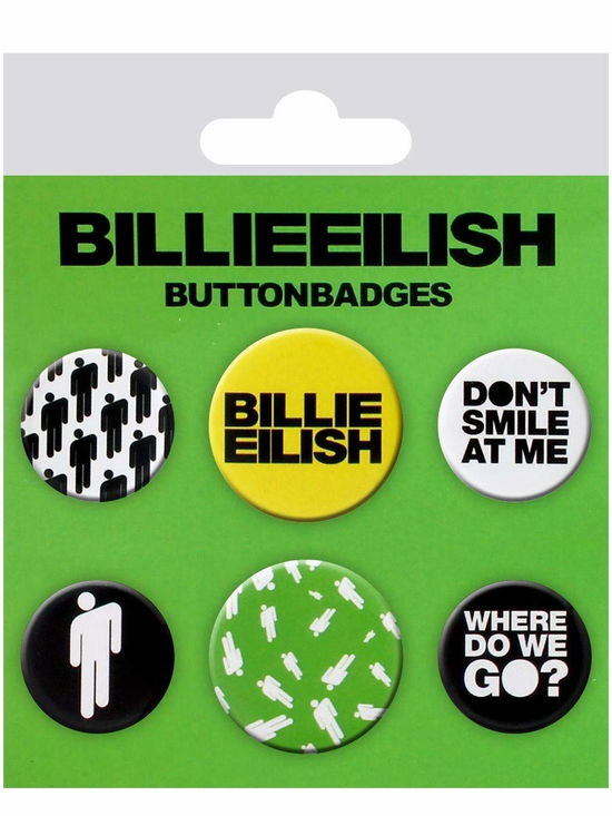 Cover for Billie Eilish · Billie Eilish Stickman Badge Pack (Anstecker)