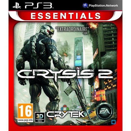 Cover for Crysis 2 · Crysis 2 - Essentials [french] - Ps3 (Cassette) (2018)