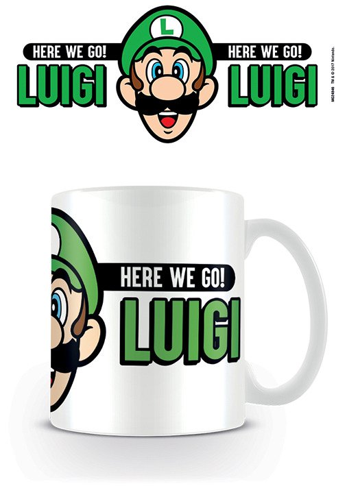 Super Mario (Here We Go Luigi) Mug - Mokken - Livros - PYRAMID INTERNATIONAL - 5050574248464 - 6 de junho de 2023
