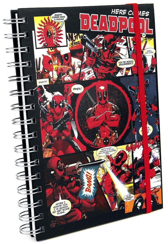 DEADPOOL - Notebook A5 - Montage - Deadpool - Merchandise -  - 5051265721464 - February 7, 2019