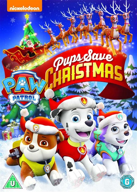 Cover for Paw Patrol Pups Save Xmas Eng Aduio · Paw Patrol - Pups Save Christmas (DVD) (2017)