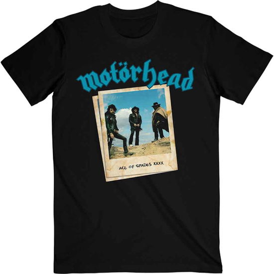 Motorhead Unisex T-Shirt: Ace of Spades Photo - Motörhead - Produtos -  - 5056368674464 - 