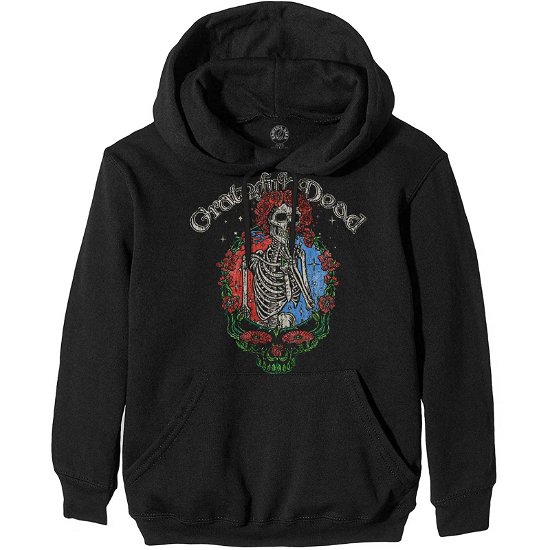 Cover for Grateful Dead · Grateful Dead Unisex Pullover Hoodie: Floral Stealie (Hoodie) [size S]