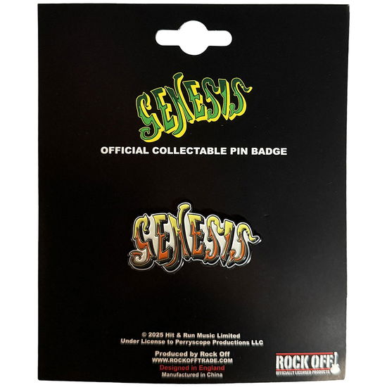 Cover for Genesis · Genesis Pin Badge: Orange Classic Logo (Badge) (2025)