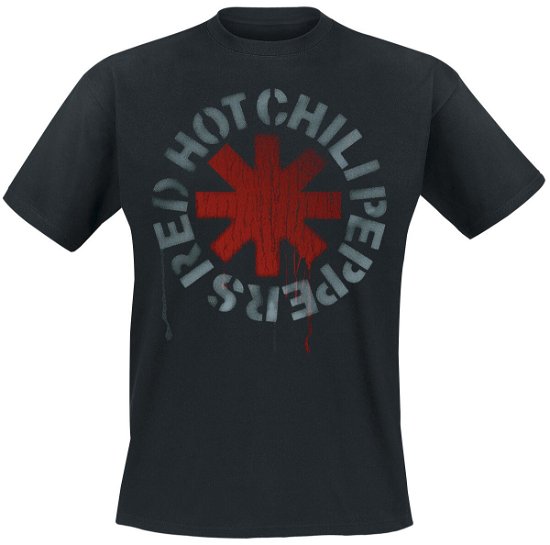 Red Hot Chili Peppers Unisex T-Shirt: Stencil - Red Hot Chili Peppers - Merchandise -  - 5060357840464 - 