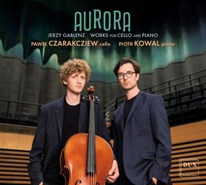 Cover for Piotr Kowal Pawel Czarakcziew · Aurora - Works for Cello and Piano by Jerzy Gablenz (CD) (2024)