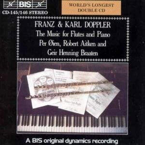Cover for Doppler / Aitken / Braaten · Music for Flute &amp; Piano (CD) (1992)