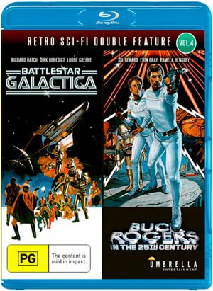 Cover for Blu-ray · Battlestar Galatica + Buck Rogers in the 25th Century (Retro Scifi Double Feature #4) (Blu-ray) (2022)