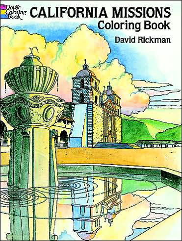 Cover for David Rickman · California Missions Coloring Book - Dover History Coloring Book (MERCH) (2003)