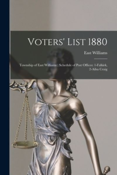 Cover for East Williams (Ont ) · Voters' List 1880 [microform] (Paperback Book) (2021)