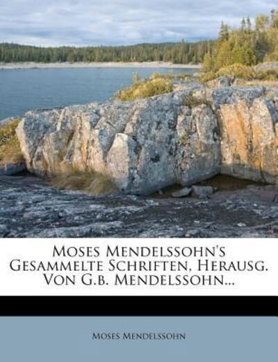 Cover for Mendelssohn · Moses Mendelssohn's Gesamme (Bog)