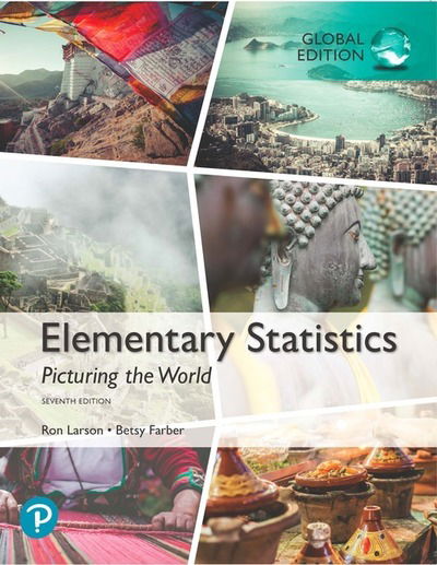 Cover for Ron Larson · Elementary Statistics: Picturing the World, Global Edition (Paperback Book) (2019)