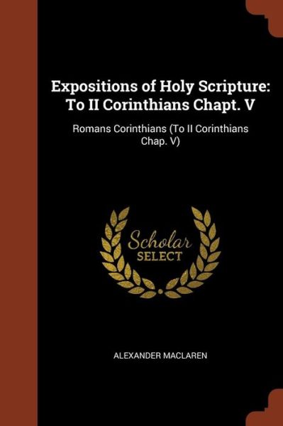 Cover for Alexander MacLaren · Expositions of Holy Scripture (Paperback Book) (2017)