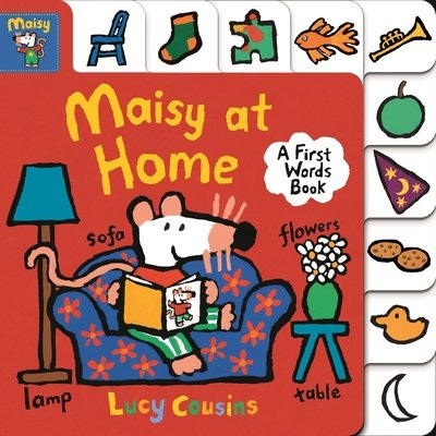 Cover for Lucy Cousins · Maisy at Home: A First Words Book (Board book) (2019)