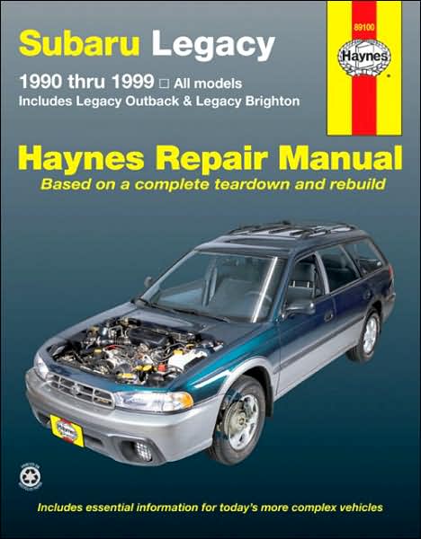 Cover for Mike Stubblefield · Subaru Legacy Automotive Repair Manual: 1990-1999 - Haynes Automotive Repair Manuals (Paperback Book) (2016)