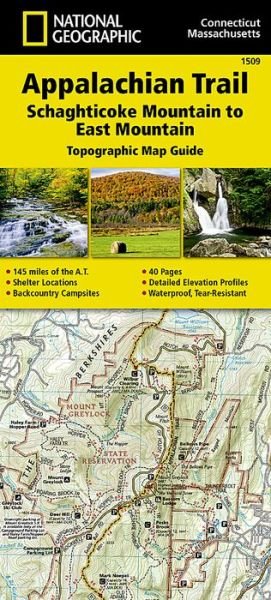 Cover for National Geographic Maps · Appalachian Trail, Schaghticoke Mountain To East Mountain, Connecticut, Massachusetts: Trails Illustrated (Landkarten) [2022nd edition] (2022)