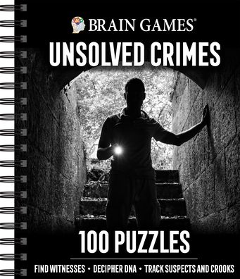 Cover for Publications International Ltd · Brain Games - Unsolved Crimes (Spiralbuch) (2022)