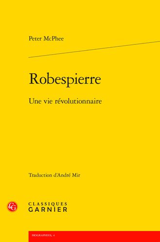 Cover for Peter McPhee · Robespierre (Book) (2022)