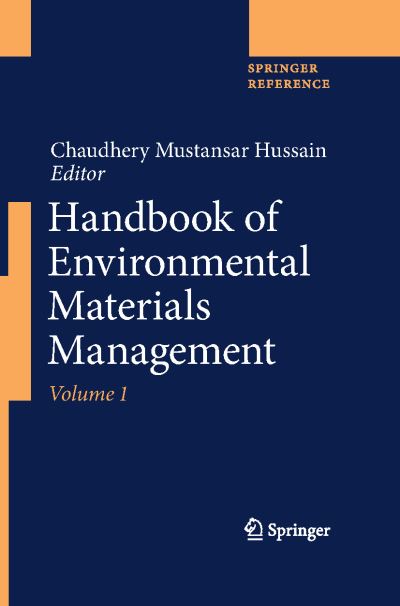 Cover for Chaudhery Mustansar Hussain · Handbook of Environmental Materials Management (Book) (2019)