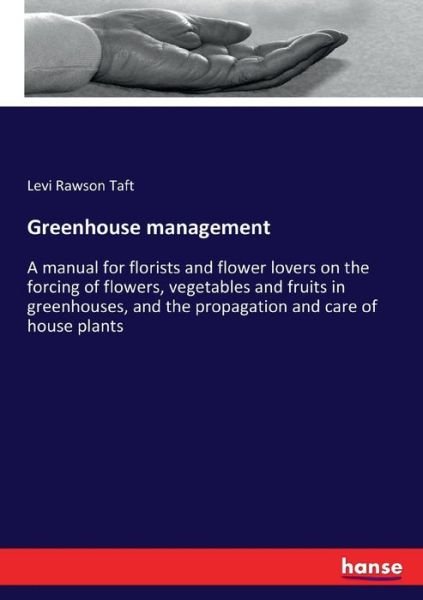 Cover for Taft · Greenhouse management (Book) (2017)
