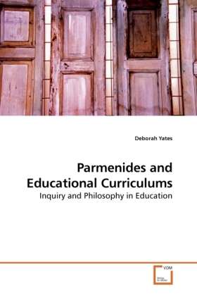 Cover for Yates · Parmenides and Educational Curric (Book)