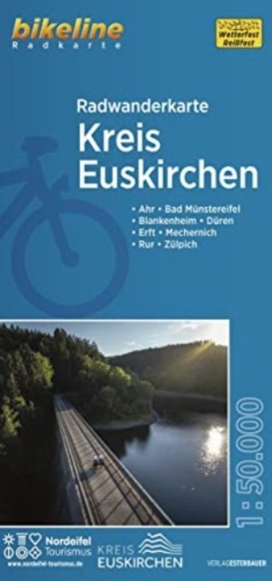 Kreis Euskirchen cycling tour map - Radwanderkarten (Landkart) (2023)