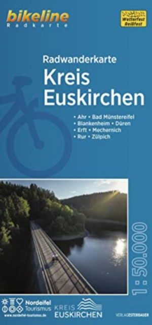 Cover for Kreis Euskirchen cycling tour map - Radwanderkarten (Map) (2023)