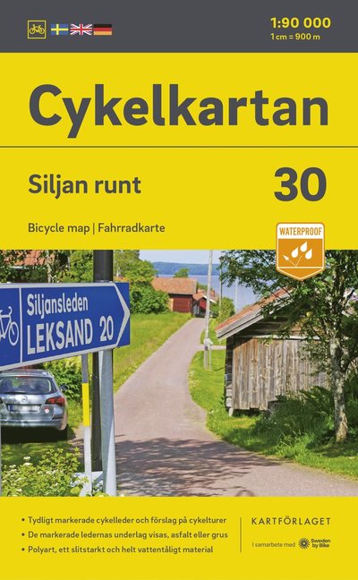 Cover for Cykelkartan Blad 30 Siljan runt 2023-2025 (N/A) (2023)