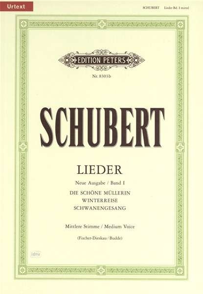 Cover for F. Schubert · Songs Vol. 1 (Medium Voice) (Partituren) (2001)