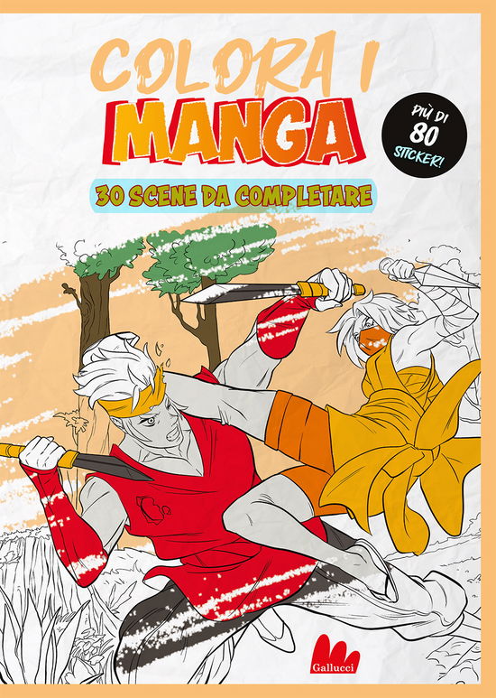 Cover for Claudio Avella · Colora I Manga. Con Sticker. Con Sticker (Book)