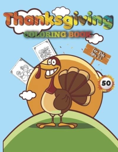 Cover for Taifa Publisher · Thanksgiving Coloring Book for Kids Ages 2-5 (Paperback Book) (2020)