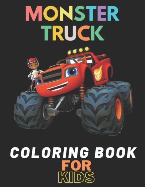 Cover for Karim El Ouaziry · Monster Truck Coloring Book (Paperback Book) (2020)