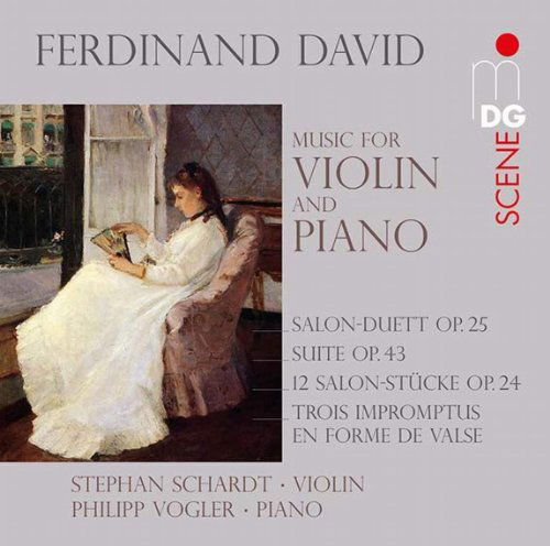 Cover for Schardt Stephan / Vogler Philipp · 12 Salon Pieces op.24 / Dsalon Duet, Op. 25 m.m. MDG Klassisk (SACD) (2012)