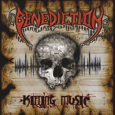 Cover for Benediction · Killing Music (Grey W/ White Splatter Vinyl) (LP) (2023)