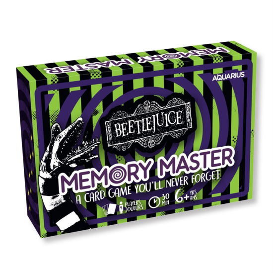 Cover for Beetlejuice · Beetlejuice Memory Master Card Game (Leksaker) (2024)