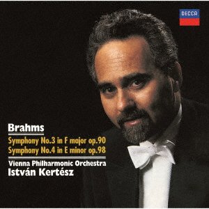 Cover for Istvan Kertesz  · Brahms: Symphonies Nos.3&amp;4 (CD)