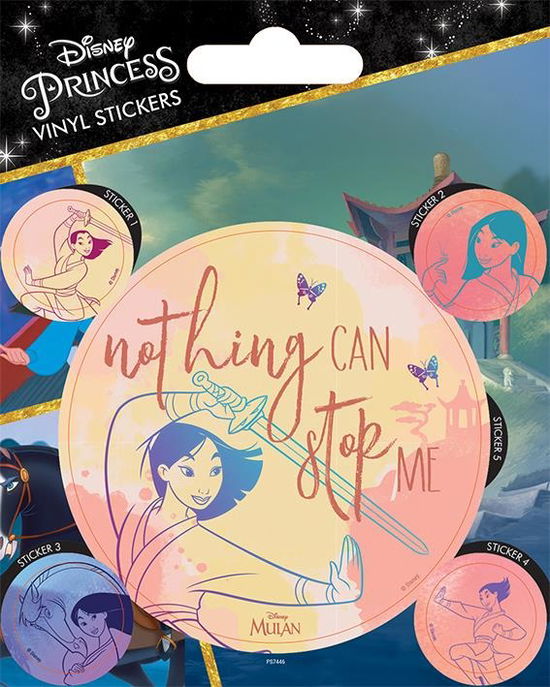 Cover for Disney: Pyramid · Mulan Classic - Nothing Can Stop Me (Vinyl Stickers Pack / Adesivi Vinile) (MERCH)