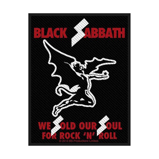 Black Sabbath Standard Woven Patch: Sold Our Souls (Retail Pack) - Black Sabbath - Merchandise - PHD - 5055339744465 - August 19, 2019