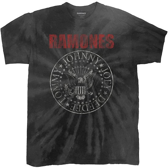 Cover for Ramones · Ramones Unisex T-Shirt: Presidential Seal (Wash Collection) (T-shirt) [size M] [Black - Unisex edition]