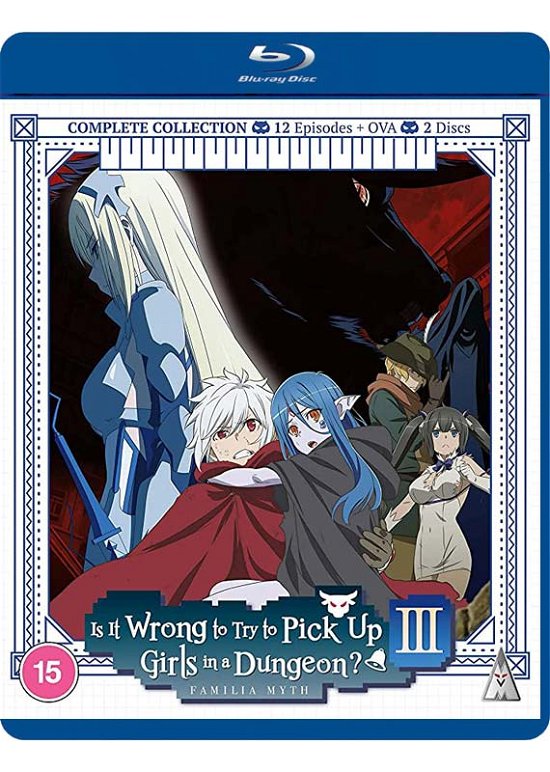 Cover for Anime · Is It Wrong To Pick Up Girls In A Dungeon S3 (Blu-ray) (2023)