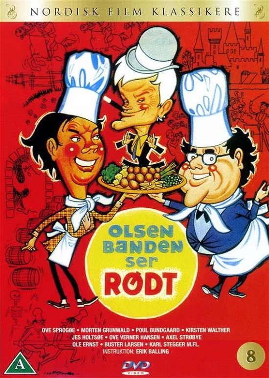 Cover for Olsen Banden 8 - Ser Rødt (DVD) (2003)