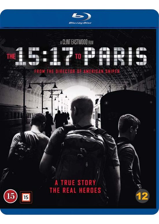 Cover for Clint Eastwood · The 15:17 To Paris (Blu-ray) (2018)