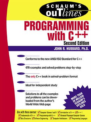 Cover for John Hubbard · Schaum's Outline of Programming with C++ (Paperback Book) (2000)