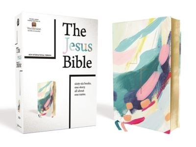 Cover for Zondervan · The Jesus Bible Artist Edition, NIV, Leathersoft, Multi-color / Teal, Comfort Print (Imiteret Læderbog) (2019)