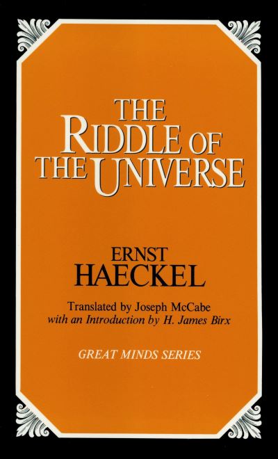 Cover for Ernst Haeckel · The riddle of the universe (Book) (1992)